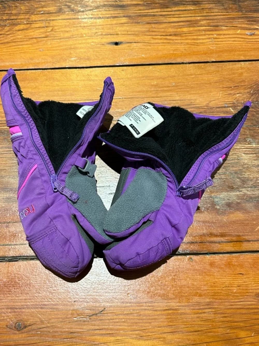 Head Kids Mittens, Purple & Pink, Kids Sm